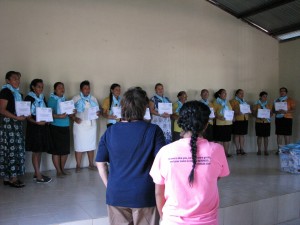 Brenda commission the graduates to start their own groups