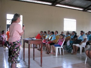 Kay speaking about hygiene