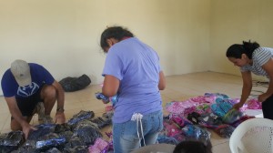 Sorting of shoes 